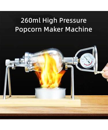 Hand Popcorn Machine Chinese Traditional Popcorn Maker Open Fire Heating Popcorn Maker Stainless Steel Popcorn Popper Popcorn Pressure Cooker for Family Party Fun - Buy Online on GoSupps.com
