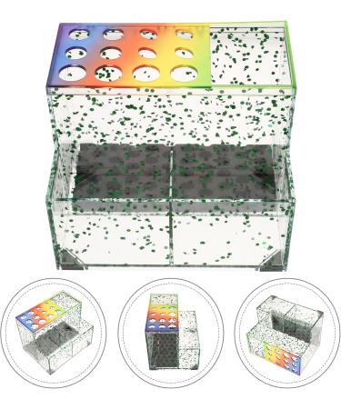 Angoily Box Desktop Desk Bracket Box Storage Rack Hair Brush Holder Hairdressing Tool Tool Holder Scissor Holder Hair Styling Stand Hair Barber Comb - Buy Online on GoSupps.com