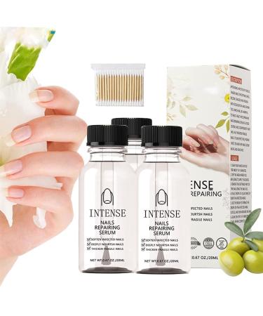 NailGro Intense Nail Growth and Strengthening Serum 7 Days Nail Growth and Strengthening Serum Natural Nail Repair Serum for Thin Nails and Growth 20ml (3Pcs)