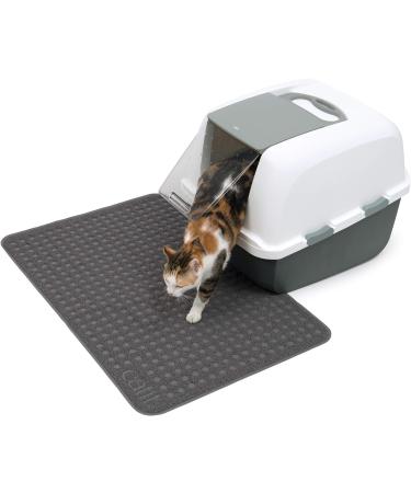 Catit Litter Mat Large 60 x 90 cm Gray Gray 1 count (Pack of 1) - Buy Online on GoSupps.com