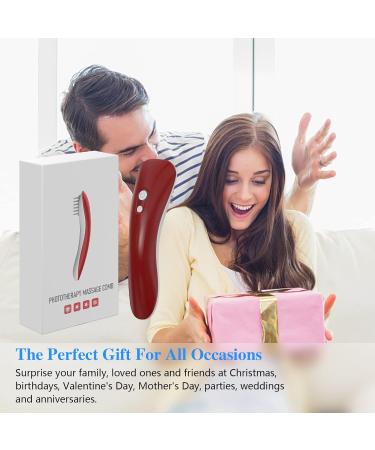 iKeener Laser Comb Red&Blue Light Therapy Device Eliminate Hair Loss Red Light Therapy Promote Hair Growth Hair Repair Make Hair Roots Stronger Blue Light Therapy Clean Portable Prevent Anti Loss Comb - Buy Online on GoSupps.com