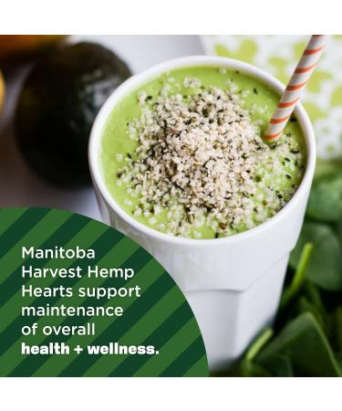 Manitoba Harvest Organic Hemp Hearts Shelled Seeds - 12 Oz | Vegan Superfood - Buy Online on GoSupps.com
