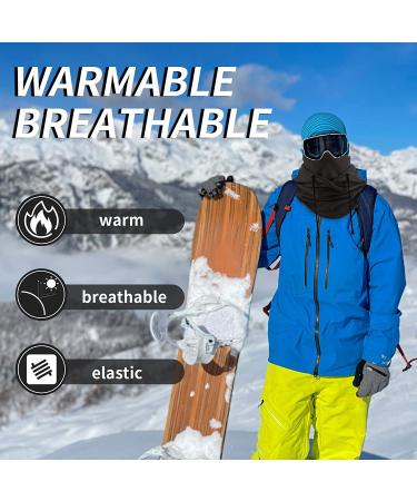 Joyoldelf Ski Mask Balaclava Full Face Sports Mask - Black | Breathable Men Women Face Mask - Buy Online on GoSupps.com