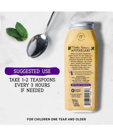 Maty's Organic Children's Goodnight Cough Syrup with Honey, Chamomile & Nutmeg - 6 fl oz - Buy Online on GoSupps.com