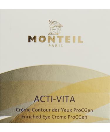 Monteil ACTI-VITA Enriched Eye Cream ProCGen 15 ml | Anti-Aging & Hydrating Eye Care | Shop Internationally - Buy Online on GoSupps.com