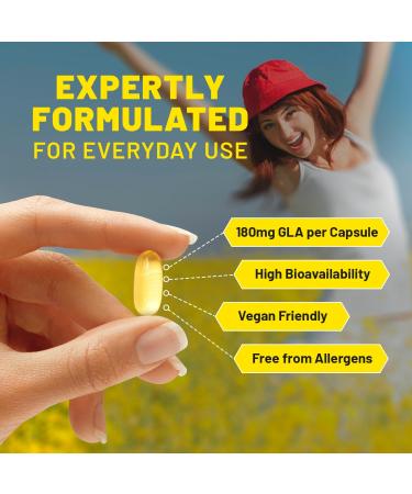 Evening Primrose Oil 1000mg with Vitamin E & B6 90 Capsules | High GLA Content | UK Manufactured Under GMP | Prowise Healthcare - Buy Online on GoSupps.com