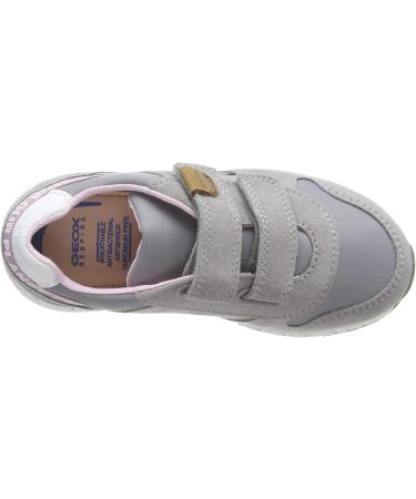 Geox Girl's B Alben C Sneakers 5 UK Grey - Stylish and Comfortable Shoes for Girls - Buy Online on GoSupps.com