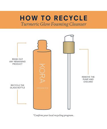 KORA Organics Turmeric Glow Foaming Cleanser - Certified Organic | Cruelty Free | 5.07 oz - Buy Online on GoSupps.com