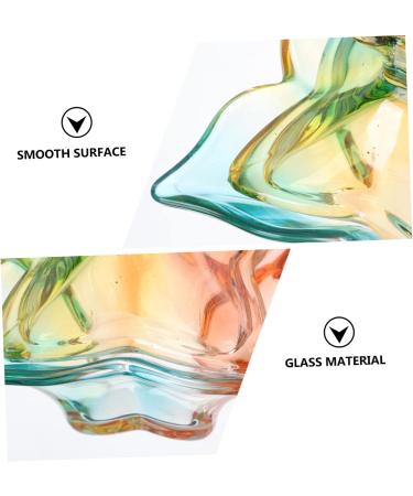 POPETPOP 1pc Nail Art Crystal Cup Glass with Lid Sheer Nail Polish Clear Glass Cups with Lids Nail Brush Dappen Dish Nail Art Tool Manicure Pen Cleaning Cup Powder Bowl Multipurpose 9.1x9cm Assorted Color - Buy Online on GoSupps.com