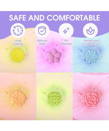 12 Pack Handmade Bath Bombs for Women & Girls - Fizzy Shower Balls Gift Set, Perfect for Relaxing & Holiday Gifting - Buy Online on GoSupps.com