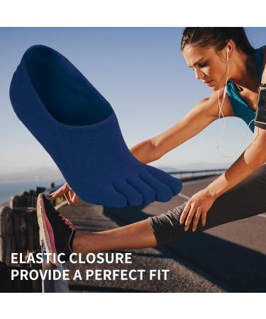 Fantesi 5 Pairs Cotton Colorful Short Toe Socks for Women & Men - Soft Comfortable Sneaker Socks for Sports & Leisure | Eco-Friendly - Buy Online on GoSupps.com