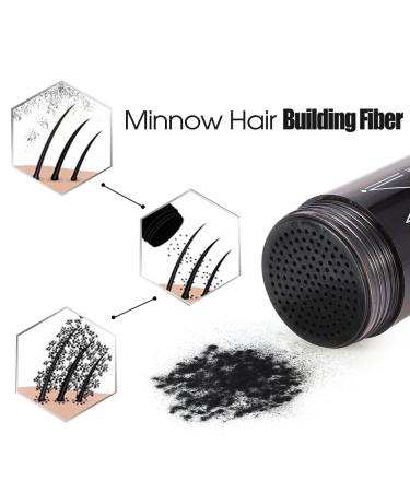 Hair Fiber Powder Baldness Concealer | Thickening Hair Building Fibers | Hair Loss Concealer for Thinning Hair - Auburn - Buy Online on GoSupps.com