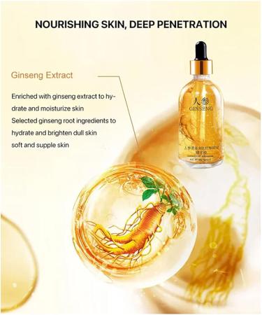  JASUBAI Anti-aging Ginseng Polypeptide Essence Ginseng Essence Water Golden Ginseng Essence Anti-Wrinkle Essence Korean Anti-Aging Serum for All Skin Types 100ml (2pcs) - Buy Online on GoSupps.com