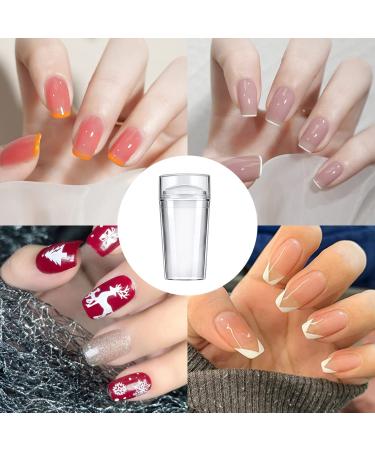 Leikedun 6-Piece Nail Stamping Kit - Stencils Transparent Stamper & Scraper for DIY Nail Art - Buy Online on GoSupps.com