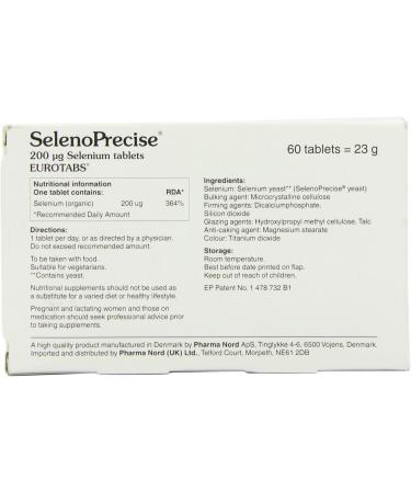 Pharma Nord Selenoprecise 60 Tablets - High-Quality Selenium Supplement - Buy Online on GoSupps.com