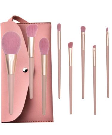 Soft Bristles Eyeshadow Brush Set with Bag | 7PCS Makeup Brushes for Beginners | Complete Beauty Tools - Buy Online on GoSupps.com