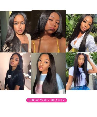 12 Brazilian Straight Lace Frontal Closure | Virgin Human Hair | Natural Black - Buy Online on GoSupps.com