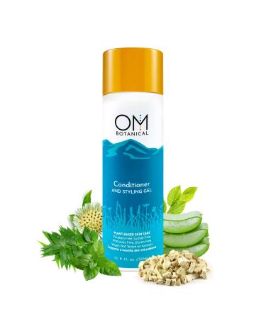 Ayurvedic Conditioner and Styling Gel All Natural Rinse-Off/Leave In Hair Conditioner and Hair Gel | Sulfate and Silicone-Free Vegan Hair Treatment for Men and Women