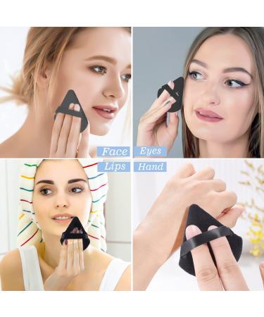 Pimoys 6-Piece Black Triangle Powder Puff Set for Makeup and Foundation Application - Buy Online on GoSupps.com