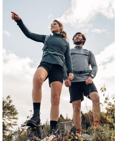 CEP Women's Hiking Light Merino Mid Cut Socks | Compression Trekking Socks for Stability & Comfort | 27 Stone Grey - Buy Online on GoSupps.com