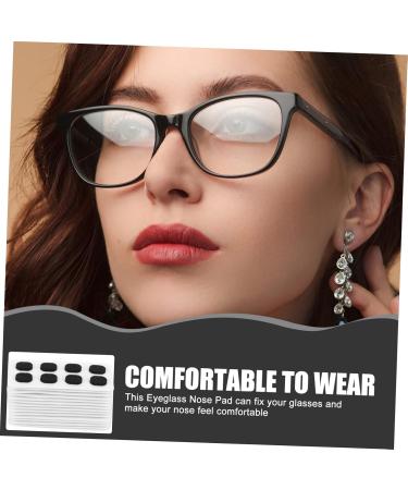 Buy Lurrose 240 Pairs Self-Adhesive Glasses Nose Pads - Nose Lift & Replacement EVA Sponge - Black 0.9x0.1cm - Fast International Shipping - Buy Online on GoSupps.com