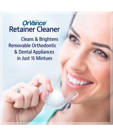 OrVance Retainer Cleaner Tablets - 6 Month Supply | Eliminates Odors, Stains, and Plaque | For Invisalign, Mouth/Night Guards, and Dental Appliances | 56 Tablets - Buy Online on GoSupps.com