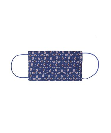 CODELLO Women's Face Mask | Cotton Mouth-Nose Mask with Drops for Men Navy Blue One Size