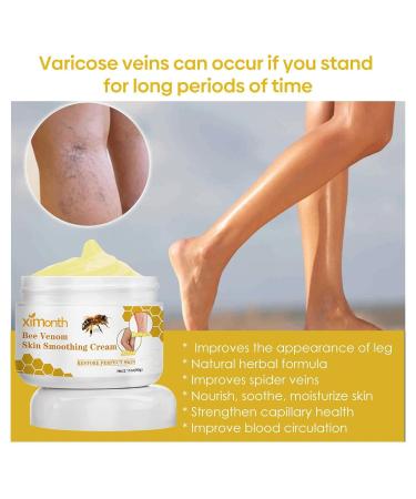 Furzero Bienengift Varicose Cream - Best Spider Vein & Pain Relief (2 Pieces) | Test Winner for Everyone - Buy Online on GoSupps.com