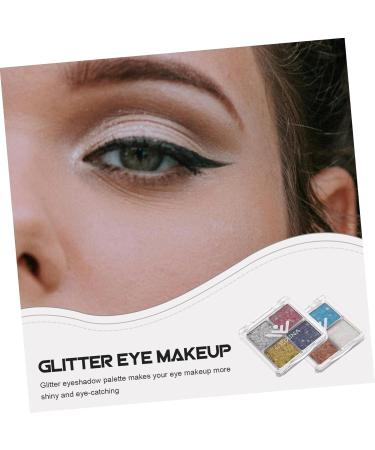 BELLIFFY 2pcs Glitter Eye Makeup Eye Glitter Makeup Glitter for Eyes Eye Shadow Palette Decorative Eyeshadow - Buy Online on GoSupps.com