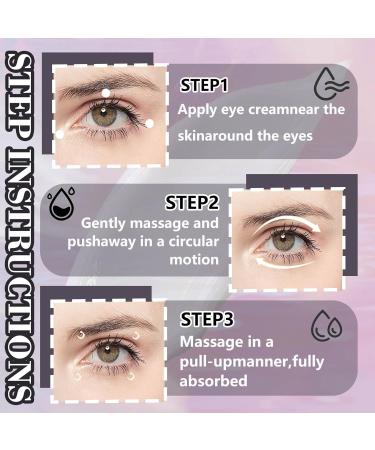 Retinol Eye Cream for Men & Women - Daily Hydrating Moisturizer for Dark Circles & Puffiness - Buy Online on GoSupps.com