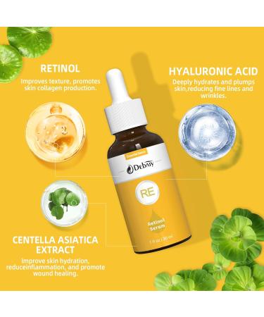 Buy 3 Pack Retinol Serum for Face | Anti-Aging & Anti-Wrinkle Skin Treatment (1Fl.Oz/30ml) - International Shipping Available - Buy Online on GoSupps.com