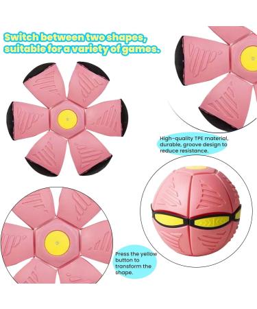 Shop Pet Toys: Pink Flying Frisbee Ball for Dogs | Durable & Fun Flying Saucer Toys - Buy Online on GoSupps.com