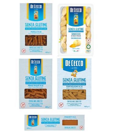 Italian Gourmet E.R. Cecco Senza Glutin-Free Pasta 400g + Italian Gourmet Pulp 400g