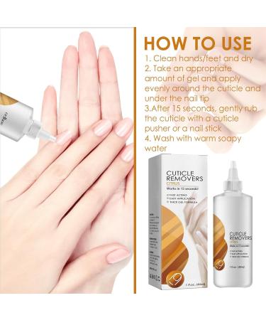 KOAHDE Nail Cuticle Repair Gel Nail Cuticle Softener Moisturizing Gel Instant Nail Strengthening Gel Nail Cuticle Care Gel Liquid Nail Dead Skin Remover Gel Nail Gel Cuticle Softener And Remover - Buy Online on GoSupps.com