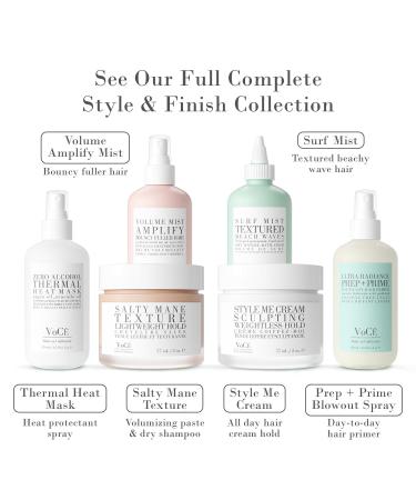 VoC Haircare Natural Styling Cream | Anti-Frizz Weightless Hold & Shine | Vegan Haircare for All Hair Types | Argan Oil & Baobab Extract (57 ml - Buy Online on GoSupps.com