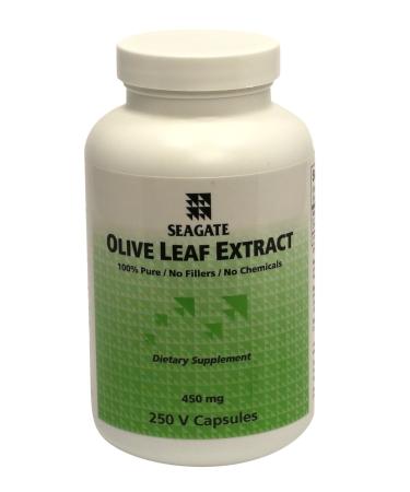 Seagate Olive Leaf Extract 450 mg 250 V Capsules