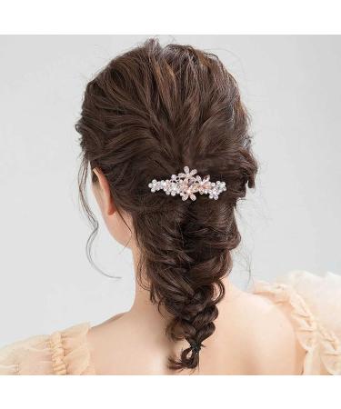 Cimenexe Bohemian Glitter Crystal Flower Hair Clip Barrette Cz Floral Hair Barrette Clip Rhinestone Spring Clip Hair Clip Gold Cz Hair Pins Clips Paved Flower Hair Barrette Cz Headwear Decorative - Buy Online on GoSupps.com