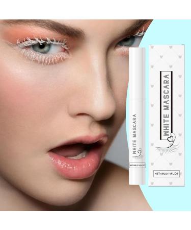  Jingmiger Curling Mascara - Lengthening Water Resistant | White Eyelash Effect Volume Mascara - For Days Evening Appointment Work - Buy Online on GoSupps.com