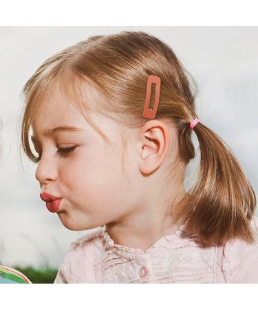 20Pcs Women Hair Clips - Matte Snap Barrettes for Girls & Women | No-Slip Solid Candy Color Hair Accessories - SnapClip20A - Buy Online on GoSupps.com
