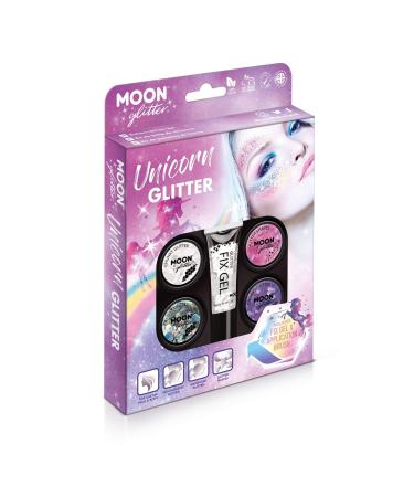 Unicorn Set by Moon Glitter - 100% cosmetic glitter for face body nails hair and lips
