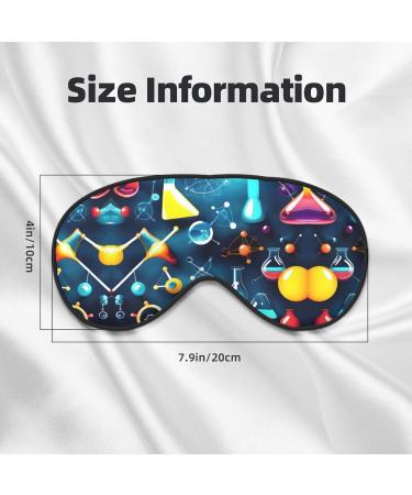 Buy Abstract Science Chemistry Print Eye Mask - Soft Comfortable & Light-Blocking Unisex Sleep Mask - Ideal for International Shipping - Buy Online on GoSupps.com