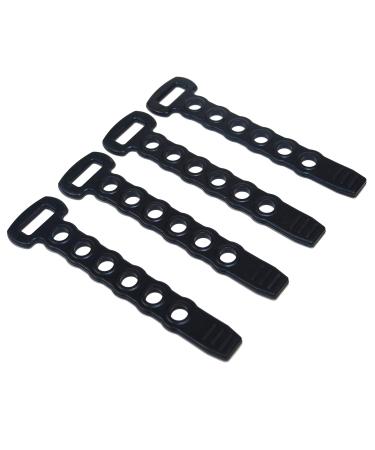 Heininger 1012 Advantage SportsRack Black Replacement Saddle Strap, (Pack of 4)