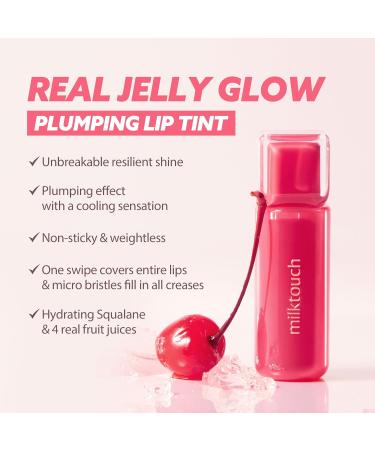 MILKTOUCH Jelly Fit Tinted Glow Tint  Viral Korean Lip Oil - 10 Fallen Coco - Buy Online on GoSupps.com