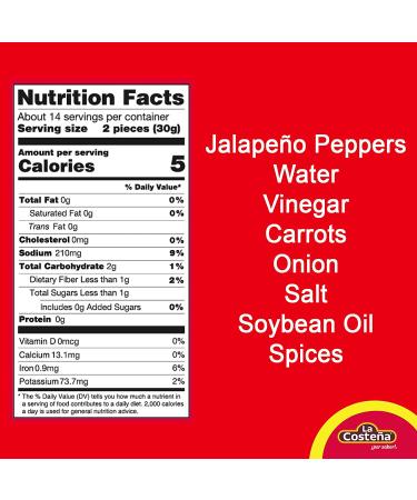 La Costea Whole Pickled Jalapeo Peppers 26 oz | Pack of 4 - Buy Online on GoSupps.com