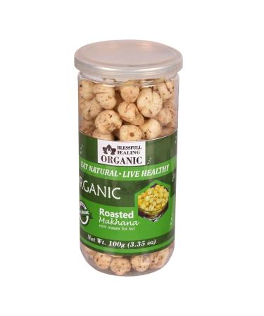 Buy Blessfull Healing Organic Mint Masala - Roasted Makhana Flavor 100g | Premium Quality International Shipping - Buy Online on GoSupps.com