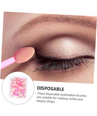 Angoily 50pcs Double Ended Eyeshadow Brush Eyeshadow Stick Dual Sided Eyeshadow Sponge Woman Makeup Tools - Buy Online on GoSupps.com