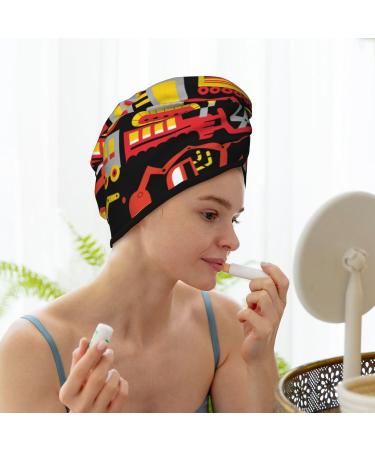 Cars Microfiber Hair Towel - Soft Super Absorbent Hair Wrap for Women | Quick Dry Coral Velvet Cap for Long Curly & Thick Hair - Buy Online on GoSupps.com