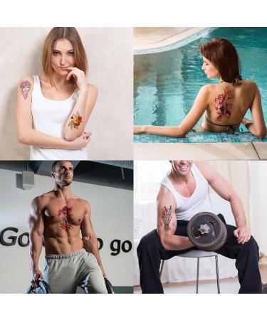 MECOLOUR Printable Temporary Tattoo Paper for Laser Printer - 10 Sheets - Buy Online on GoSupps.com