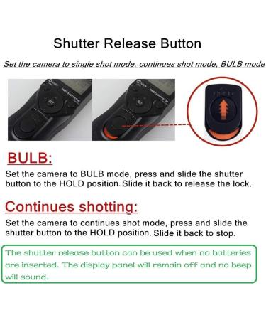 Pholsy N10 Timer Remote Control Cable for Nikon Z5 Z7-II Z6 D750 D780 | Intervalometer Replaces MC-DC2 N10 | Compatible with D5600 D5500 D5300 D3300 & More - Buy Online on GoSupps.com