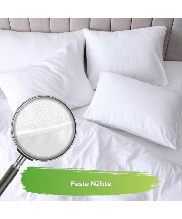 Amazinggirl 4er Set Quilted Microfiber Pillows 45x45 cm - Soft White Bed & Sleeping Pillows - Buy Online on GoSupps.com